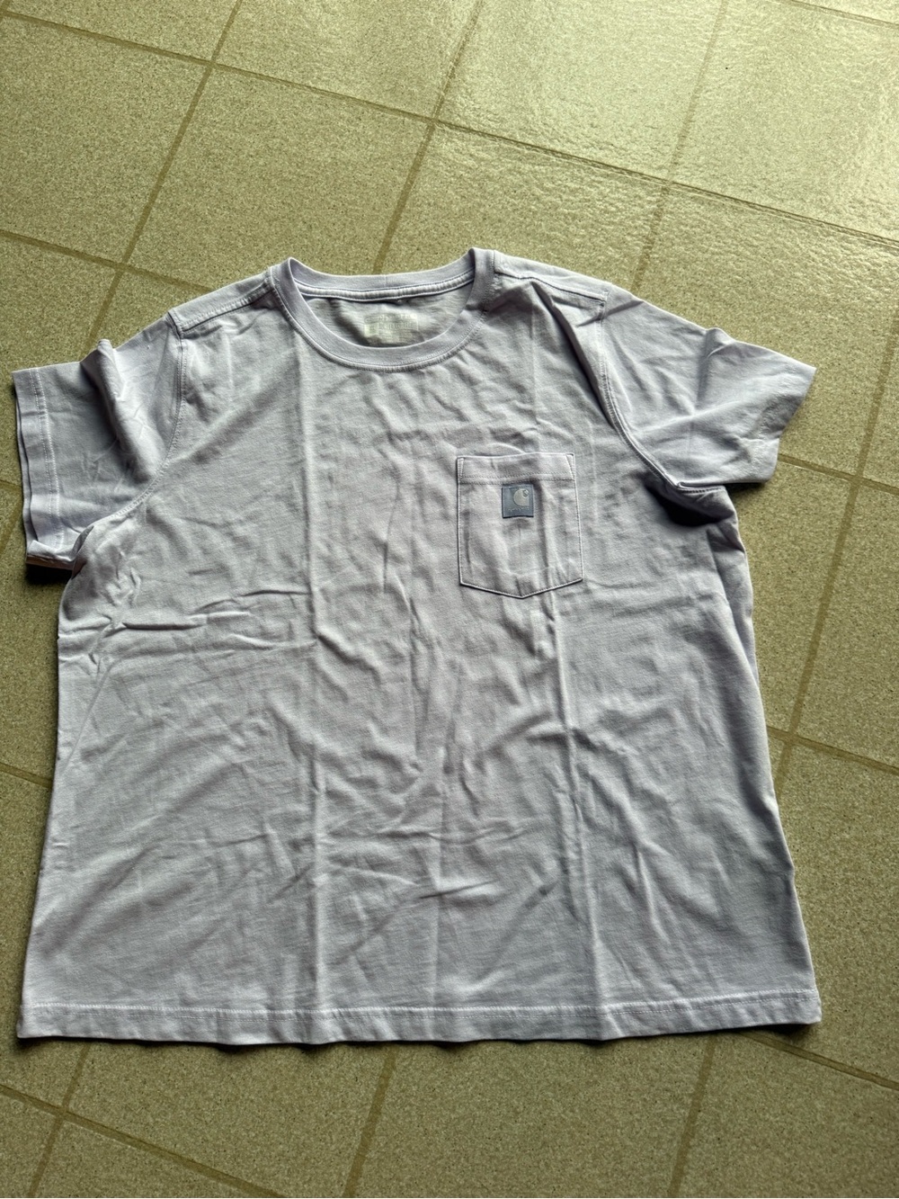 Carhartt Lavender Relaxed Fit T-Shirt with Pocket Size XL